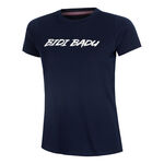 Abbigliamento Da Tennis BIDI BADU Crew Logo Tee - dark blue
