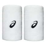 Abbigliamento da tennis ASICS ASICS Wrist Band Long Polsino anti sudore - Confezione da 2 Unisex-bianco