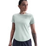 Swift Tee Camicia da corsa Donna-oliva, argento