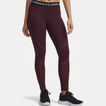 Abbigliamento Under Armour Under Armour ColdGear Textured Calzamaglia Donna-vino rosso