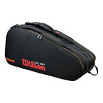 Wilson Wilson Tour Super Borsa per racchetta Da 6 - rosso