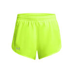 Abbigliamento Under Armour Under Armour Fly By Pantaloncini Da Corsa Donna-Giallo Neon