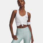 Abbigliamento Under Armour Under Armour Tech Mesh Racer Canottiera Donna-bianco, nero