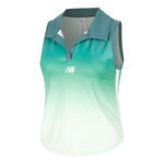 Abbigliamento New Balance New Balance Tournament Tank Canottiera Donna-Verde