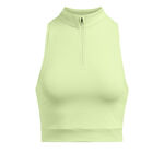 Abbigliamento Under Armour Under Armour Run Anywhere Crop Camicia Da Corsa Donna-Verde