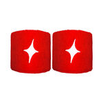 Abbigliamento Starvie Starvie Polsino anti sudore Confezione da 2 Unisex - rosso, bianco