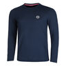 Crew Roundneck Manica Lunga Uomini-Blu Scuro