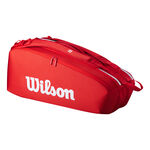 Borse Da Tennis Wilson SUPER TOUR WILSON RED 6PK 2025 Red