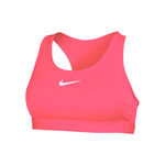 Abbigliamento Nike Nike Swoosh MED Support Bra Reggiseni Sportivi Donna-Rosa,Bianco