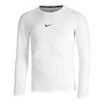 Abbigliamento Nike Nike Dri-Fit Pro Tight Fitness Manica Lunga Uomini-Bianco,Nero
