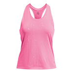 Abbigliamento Under Armour Under Armour Streaker Splatter Singlet Camicia Da Corsa Donna-Rosa