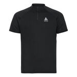 Abbigliamento Odlo Odlo Essential Trail 1/2 Crew Neck Camicia da corsa Uomini - nero, 
