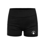 Abbigliamento Quiet Please Quiet Please Break Pantaloncino Attillato Donna-Nero,Bianco