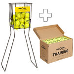 Palline Da Tennis Tennis-Point Training 72 Bälle im Beutel (drucklos) plus Ballkorb