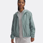 Abbigliamento Under Armour Under Armour Rival Sport Giacca Da Allenamento Donna-Verde