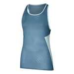 Abbigliamento Mizuno Mizuno DryAeroFlow Graphic Camicia Da Corsa Donna-Grigio-blu,Blu Chiaro