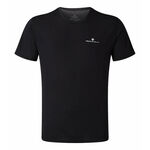 Abbigliamento Ronhill Ronhill Core Camicia Da Corsa Uomini-Nero,Bianco