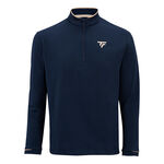 Abbigliamento Tecnifibre Tecnifibre Thermozip Manica lunga Uomini-blu scuro