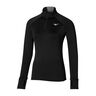 Warmalite Half-Zip Top Da Corsa Donna-Nero,Nero