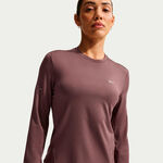 Abbigliamento Nike Nike Swift Camicia da corsa Donna - marrone, argento