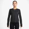 One Classic Dri-FIT Longsleeve Manica Lunga Donna-Nero