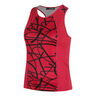 Miria Printed Canottiera Donna-Rosso,Nero
