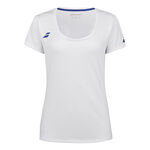 Abbigliamento Babolat Babolat Play Cap Sleeve Maglietta Donna-Bianco