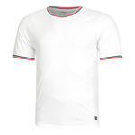 Abbigliamento Wilson Wilson Court Performance Crew Maglietta Uomini - bianco, 