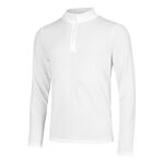 Abbigliamento Under Armour Under Armour Seamless Stride 1/4 Zip Manica Lunga Uomini-Bianco