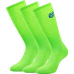 Abbigliamento BIDI BADU BIDI BADU Matayo Crew Tech Calzini Sportivi Confezione Da 3 Uomini-Verde Neon,Blu