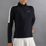 Abbigliamento Endless Endless Kirsch Iconic Ii Manica Lunga Donna-Nero,Oro