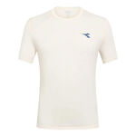 Abbigliamento Diadora Diadora Ss Maglietta Uomini-Crema