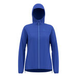 Abbigliamento Odlo Odlo X-Alp Waterproof Giacca da corsa Donna-blu, blu