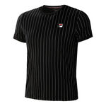 Abbigliamento Fila Fila Stripes Maglietta Uomini-Nero,Bianco