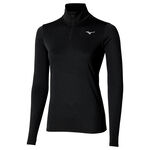 Abbigliamento Mizuno Mizuno Core Impulse Half Zip Camicia da corsa Donna - nero, 