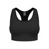 Seamless Medium Padded Sport Reggiseni sportivi Donna-nero