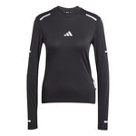 Abbigliamento adidas adidas Ultimate High Visibility Camicia da corsa Donna - nero, 