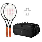 Confezione Di Racchette Wilson 2 x RF 01 PRO FRM plus Schlägertasche