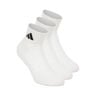 Essentials Ankle 3P Calzini da tennis Unisex-bianco, nero