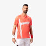 Djokovic Polo Uomini-Corallo,Bianco