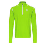 Abbigliamento BIDI BADU BIDI BADU Zac Tech Half Zip Manica Lunga Uomini-Verde Neon,Bianco