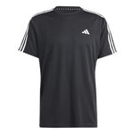 Abbigliamento adidas adidas Essentials Train 3-Stripes Training Maglietta Uomini-Nero,Bianco