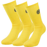 Abbigliamento BIDI BADU BIDI BADU Matayo Crew Tech Calzini Sportivi Confezione Da 3 Uomini-Giallo,Nero
