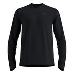 Abbigliamento Odlo Odlo Essential Thermal Midlayer Camicia Da Corsa Uomini-Nero