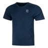 Court Dri-Fit Advantage Maglietta Uomini-Blu Scuro,Bianco