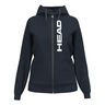Club Original Full Zip Felpa Donna-Blu Scuro