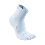 Abbigliamento UYN UYN Runner'S Five Low Cut Calze Da Corsa Uomini-Bianco