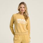 Abbigliamento Da Tennis Wilson W Sideline Crew Golden