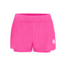 Crew 2in1 Pantaloncini Donna-Rosa