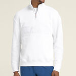 Wilson Wilson M Parkside Half-Zip Longsleeve Manica lunga -bianco
